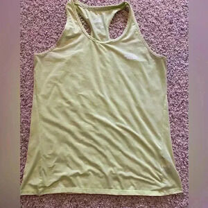 The North Face Neon Green Workout Racerback Tank